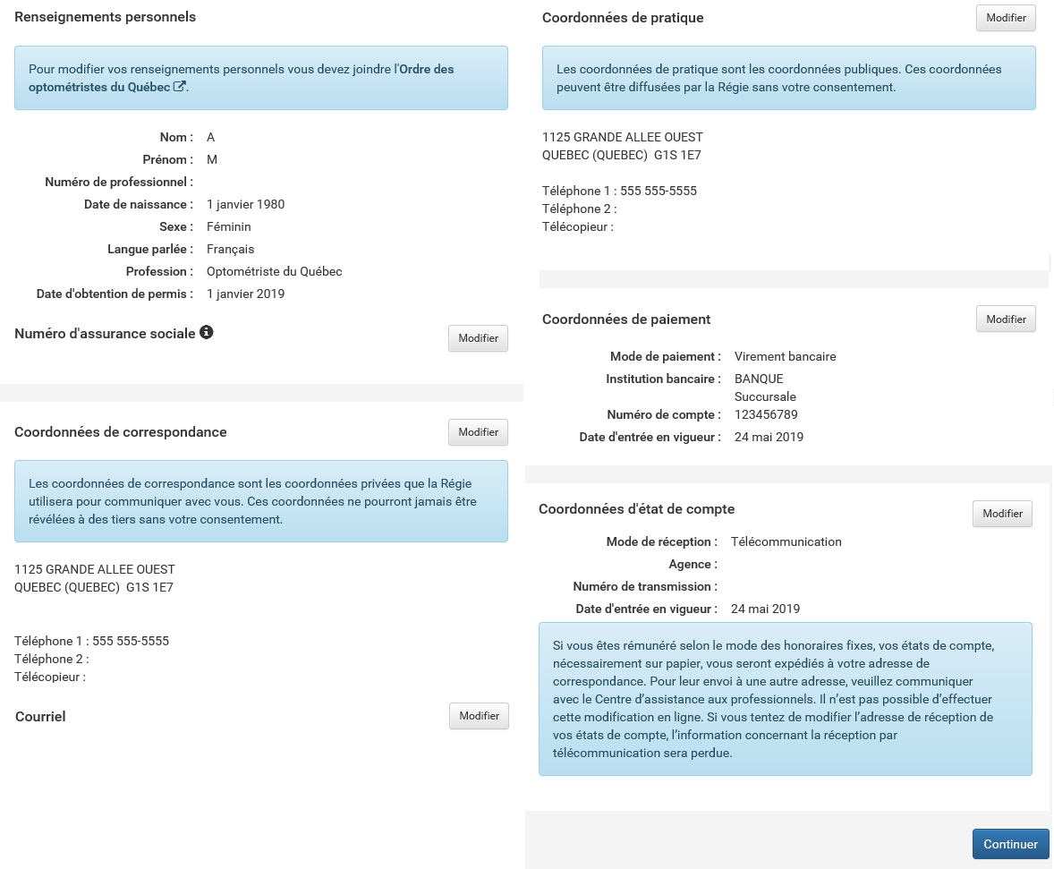 Inscription des optométristes à la RAMQ | RAMQ