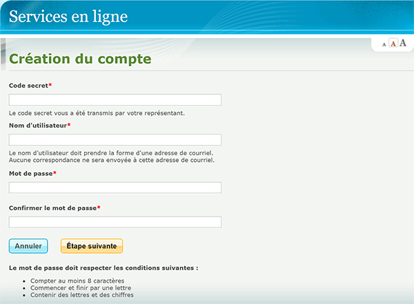 Inscription aux services en ligne de la RAMQ pour le personnel en santé