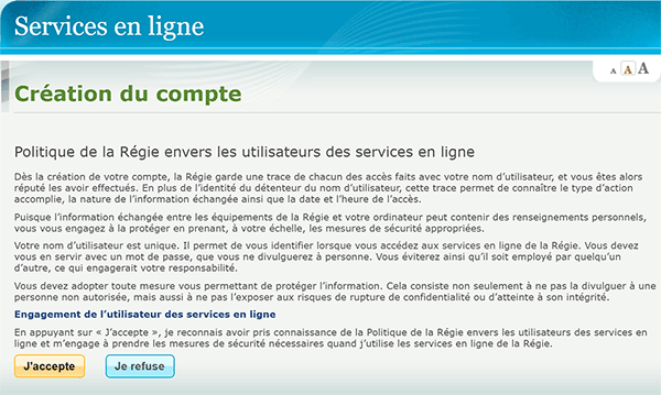 Inscription aux services en ligne de la RAMQ pour le personnel en santé